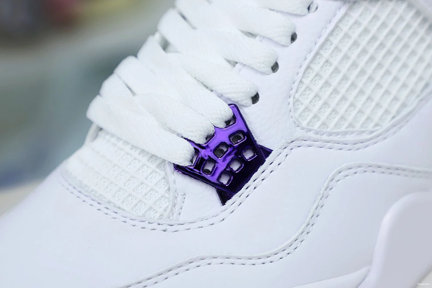 METALLIC JORDAN 4 Kimikick AIR Affordable PURPLE 1977 0608